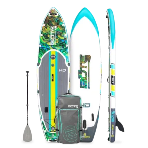 Bote Boards HD Aero inflatable SUP Abalone package. Available at Riverbound Sports in Tempe, Arizona.