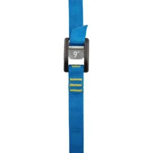 9' single NRS Buckle Bumper Straps with stainless cam locks in iconic blue color. Available at Riverbound Sports in Tempe, Arizona.