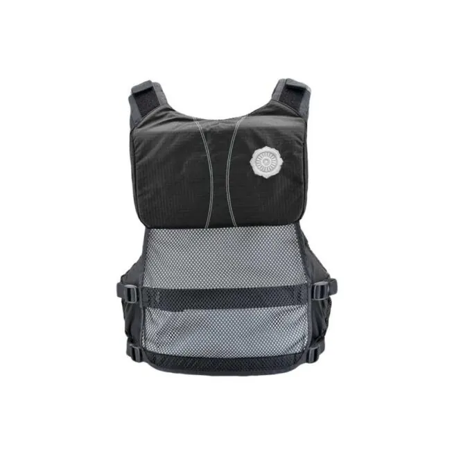 The Astral EV-Eight all water life jacket back in black. Available at Riverbound Sports in Tempe, Arizona.