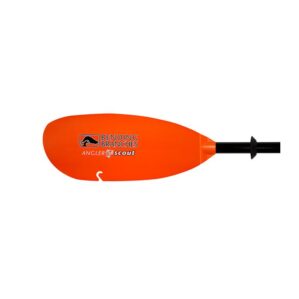 Bending Branches Aluminum Scout Angler Kayak Paddle with hook orange blade. Available at Riverbound Sports in Tempe, Arizona.