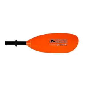The Bending Branches Angler Classic kayak paddle with orange blade. Available at Riverbound Sports in Tempe, Arizona.