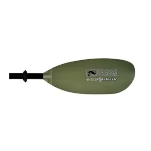 The Bending Branches Angler Classic kayak paddle with sage green blade. Available at Riverbound Sports in Tempe, Arizona.