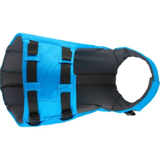 NRS K9 Dog Life Jacket under belly view in Teal. Available at Riverbound Sports in Tempe, Arizona.
