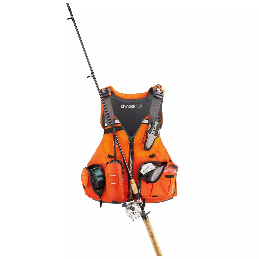 NRS Chinook Os Fishing PFD L/XL / Orange