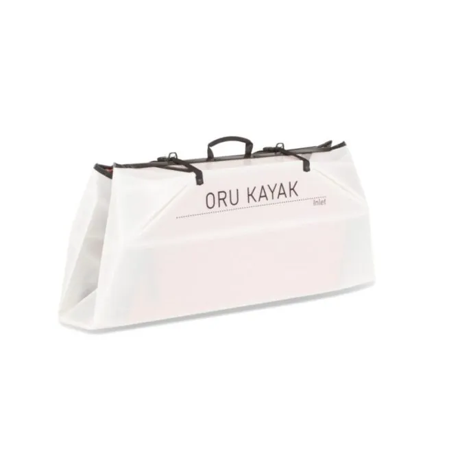 Oru Kayak Inlet folded. Available at Riverbound Sports store in Tempe, Arizona.