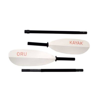 4 piece kayak paddle by Oru kayak. Available at Riverbound Sports shop in Tempe, Arizona.