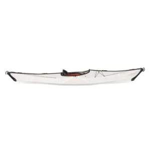 Oru Kayak Bay ST folding kayak side view. Available at Riverbound Sports store in Tempe, Arizona.