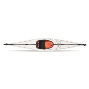 Oru Kayak Bay ST folding kayak top view. Available at Riverbound Sports store in Tempe, Arizona.