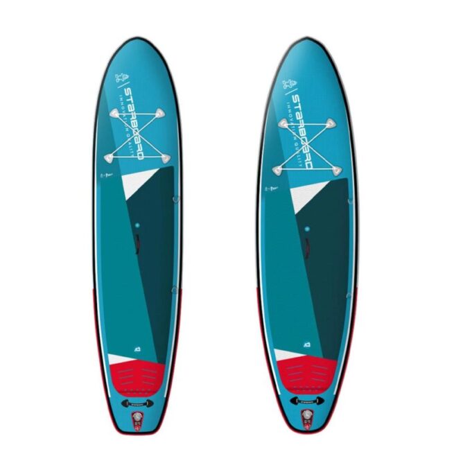 The Starboard Zen inflatable 10'8" and 11'2" SUP. Available at Riverbound Sports in Tempe, Arizona.