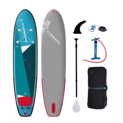 The Starboard SUP inflatable Zen package. Available at Riverbound Sports in Tempe, Arizona.