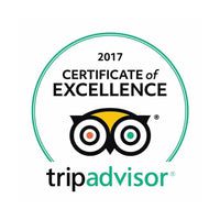 2017 TripAdvisor Certificate of Excellence for Riverbound Sports Rentals