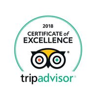 2018 TripAdvisor Certificate of Excellence for Riverbound Sports Rentals