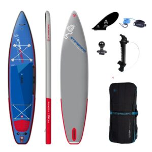 Starboard Touring SUP 11'6" x 29" Single Chamber Deluxe inflatable paddleboard package. Available at Riverbound Sports in Tempe, Arizona.