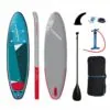 The Starboard SUP inflatable Zen 10'8" package. Available at Riverbound Sports in Tempe, Arizona.