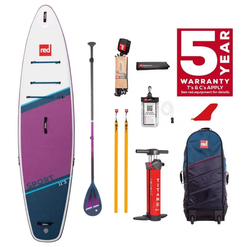 Red Paddle Sport 11'3″ SE Purple Inflatable Paddleboard | 20