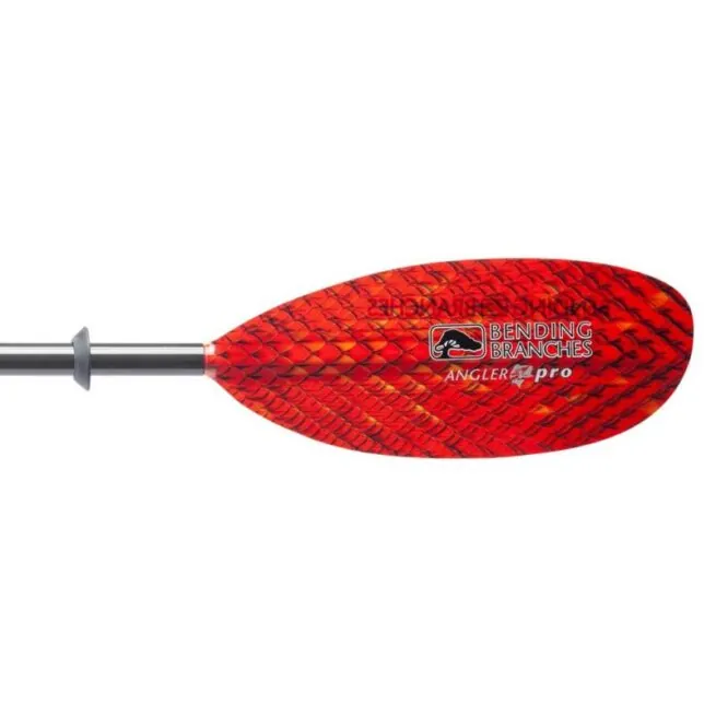 Bending Branches Angler Pro kayak paddle in copperhead color right blade. Available at Riverbound Sports in Tempe, Arizona.