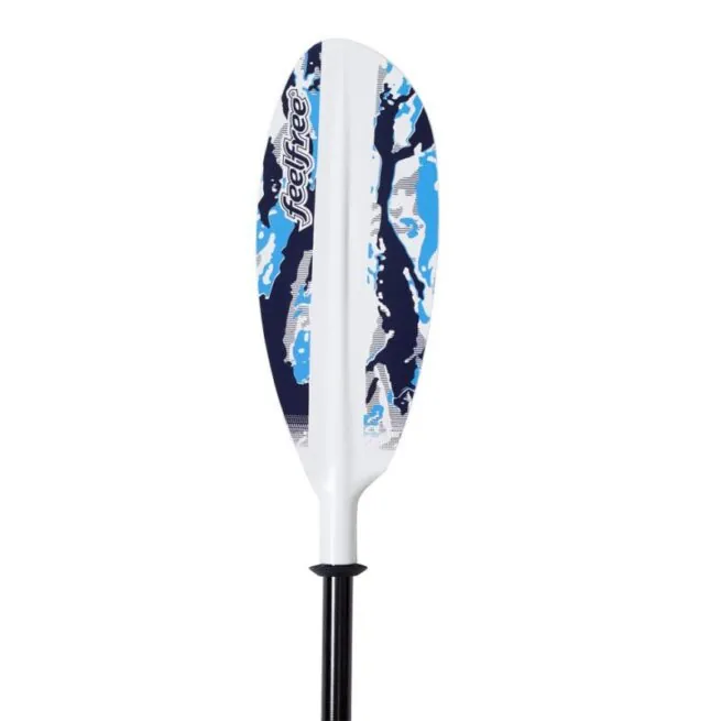 Feelfree Kayaks Fiberglass Camo Angler paddles in Blue Camo. Available at Riverbound Sports in Tempe, Arizona.
