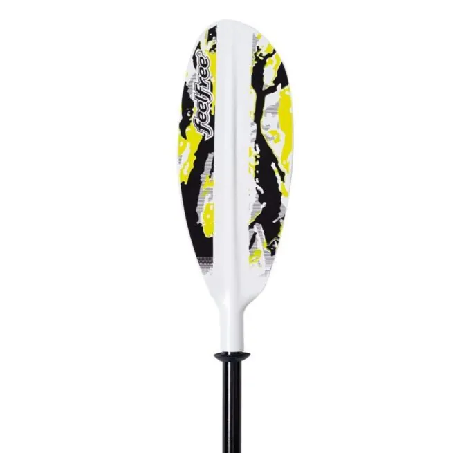 Feelfree Kayaks Fiberglass Camo Angler paddles in Lime Camo. Available at Riverbound Sports in Tempe, Arizona.