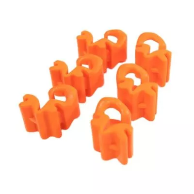 Feelfree Kayaks orange Unitrack clips 6 pack. Available at Riverbound Sports in Tempe, Arizona.