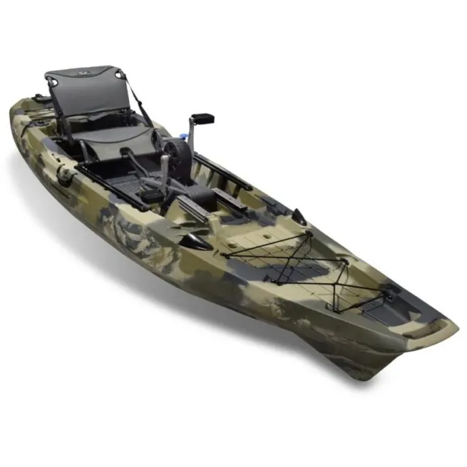 Seastream Kayak Angler with pedal drive in terra camo color. Riverbound Sports, Tempe, Arizona dealer