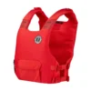 The dual floatation Mustang Khimera PFD in red. Available at Riverbound Sports in Tempe, Arizona.