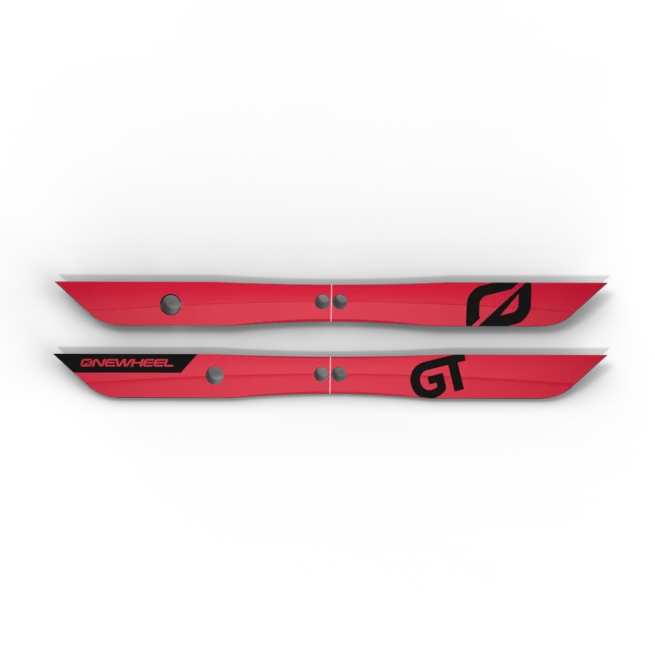 OneWheel Rail Guards in red and black accent. Available at Riverbound Sports in Tempe, Arizona.