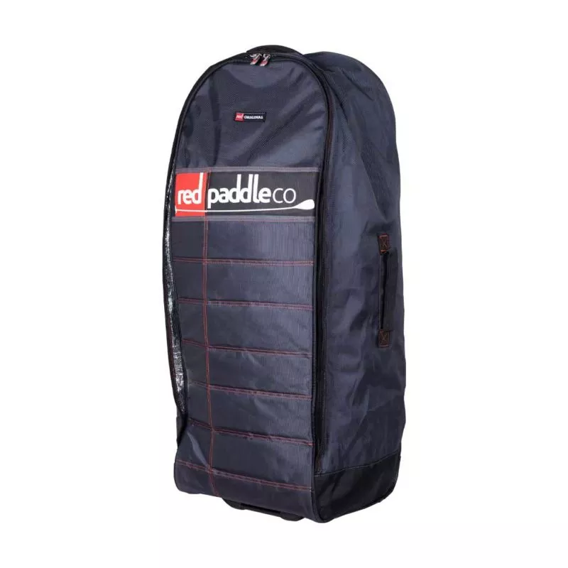 Red Paddle Co All Terrain Wheel Paddle Board Backpack front. Available at Riverbound Sports in Tempe, Arizona.
