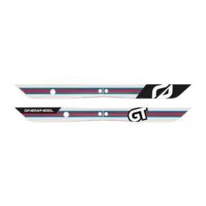 OneWheel GT Rail Guards in rally with black GT. Available at Riverbound Sports in Tempe, Arizona.