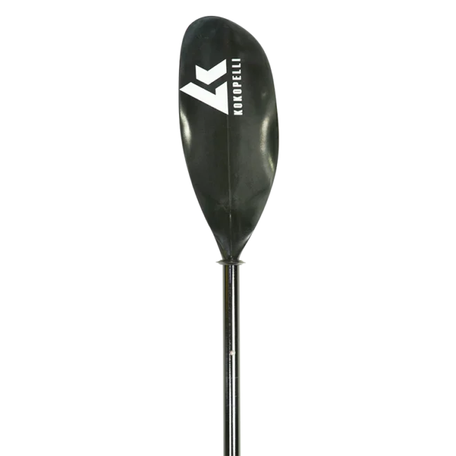 Kokopelli Alpine Lake 4 piece paddle blade in black. Available at Riverbound Sports in Tempe, Arizona.