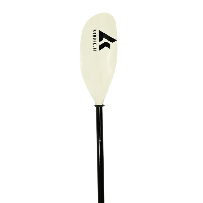 Kokopelli Alpine Lake 4 piece paddle blade in white. Available at Riverbound Sports in Tempe, Arizona.