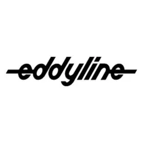 Eddyline Kayaks logo in black and white. Riverbound Sports authorized Eddyline Kayak dealer in Tempe, Arizona.