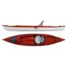 Eddyline Caribbean 12' sit on top kayak split side and top in red pearl. Riverbound Sports authorized Eddyline dealer in Tempe, Arizona.