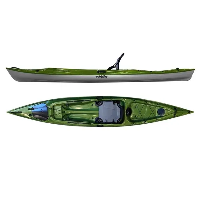 Eddyline Caribeean 14FS in seagrass and silver. Available at Riverbound Sports in Tempe, Arizona.