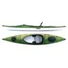 Eddyline Kayaks Sandpiper 130 seagrass sit-in kayak features. Available at authorized Eddyline dealer, Riverbound Sports in Tempe, Arizona.