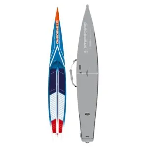2023 Starboard Sprint Zero carbon race board with board bag. Available at Riverbound Sports in Tempe, Arizona.
