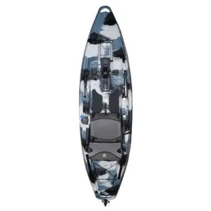 New Feelfree Moken 10 Pedal Drive fishing kayak in winter camo color. Available at Riverbound Sports in Tempe, Arizona.