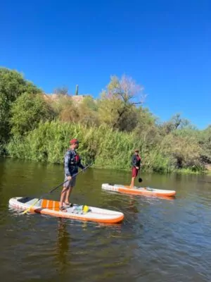 Paddle boarding the Lower Salt River. Riverbound Sports