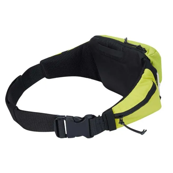 The Mustang Survival Essentialist waist pfd in mahi yellow. Available at Riverbound Sports in Tempe, Arizona.