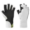 UV gloves by Mustang Survival. Traction UV Open Finger Gloves in white and black. Available at Riverbound Sports in Tempe, Arizona.