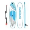 Riverbound Sports 10'6" recreation inflatable paddleboard & Black Project Package in blue and grey. Available at Riverbound Sports in Tempe, Arizona.