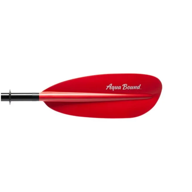 Aqua Bound Fiberglass Sting Ray Kayak Paddle in sunset red. Available at Riverbound Sports in Tempe, Arizona.