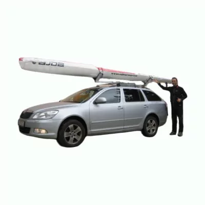 Goodboys Paddle Sports auto rack for Outrigger, Surfsi, and kayak. Available at Riverbound Sports in Tempe, Arizona.