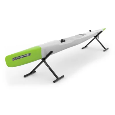 Kayakpro EZ-Vee tall stands for Outrigger, V1, and Surf ski. Available at Riverbound Sports in Tempe, Arizona.