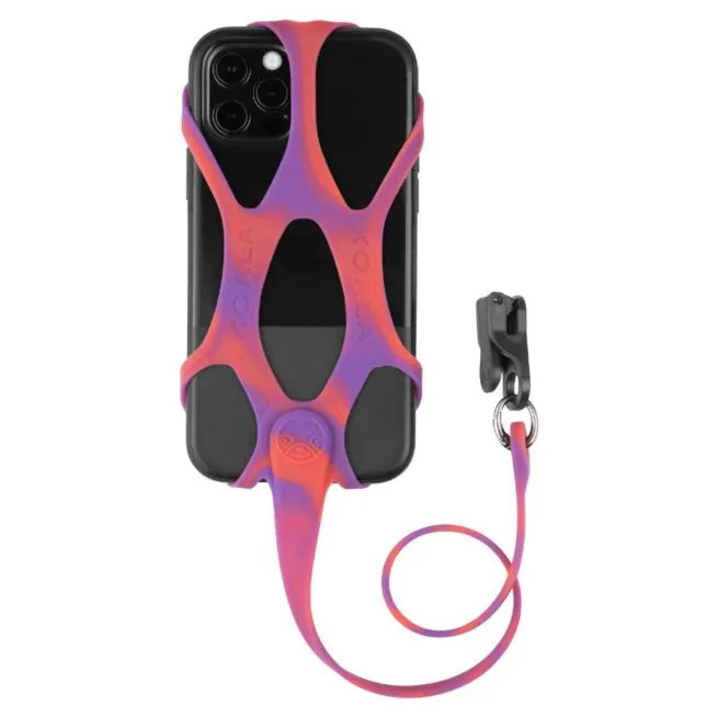 Koala 2.0 Super-Grip Smartphone Harness - tie-dye wavey and ravey. Available at Riverbound Sports in Tempe, Arizona.