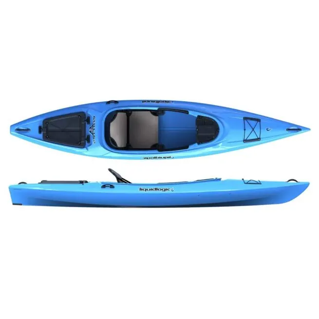 Liquidlogic Saluda 12 sit inside kayak in blue color. Available at Riverbound Sports in Tempe, Arizona.