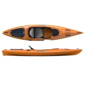 Liquidlogic Saluda 12 sit inside kayak in orange color. Available at Riverbound Sports in Tempe, Arizona.