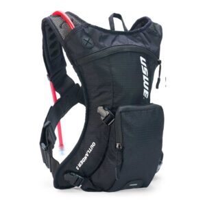 USWE Outlander 3L Hydration Pack in carbon black. Available at Riverbound Sports in Tempe, Arizona.
