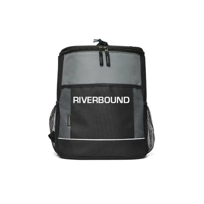 Riverbound backpack cooler in gray. Available at Riverbound Paddle Company in Tempe, Arizona.