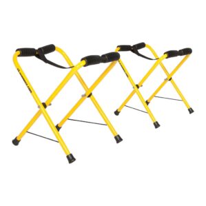 Suspenz Universal small kayak and canoe stands in yellow. Available at Riverbound Sports Paddle Company in Tempe, Arizona.