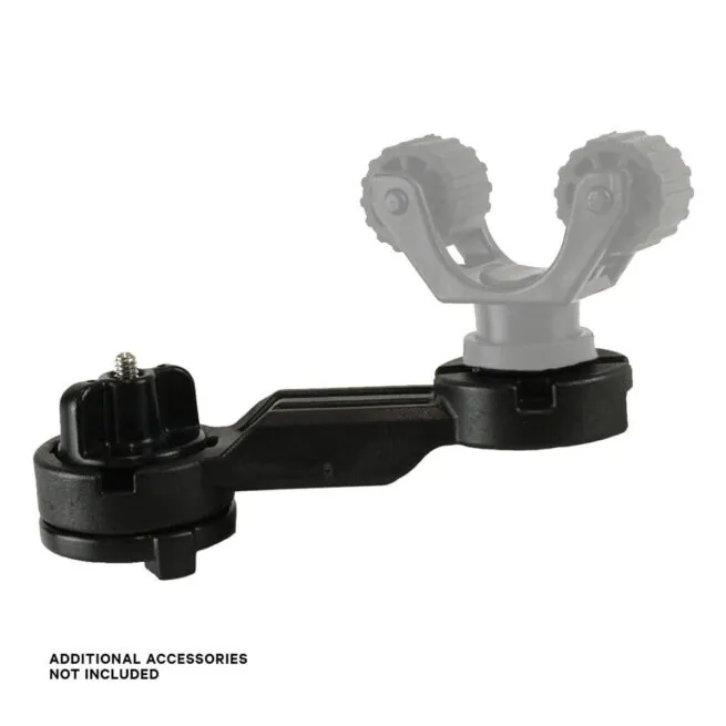 YakAttack Side Track Mount with paddle holder. Available at Riverbound Sports in Tempe, Arizona.